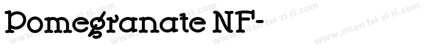 Pomegranate NF字体转换